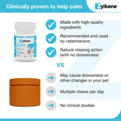 Vetoquinol Zylkene cat capsule with relaxed posture after routine use.