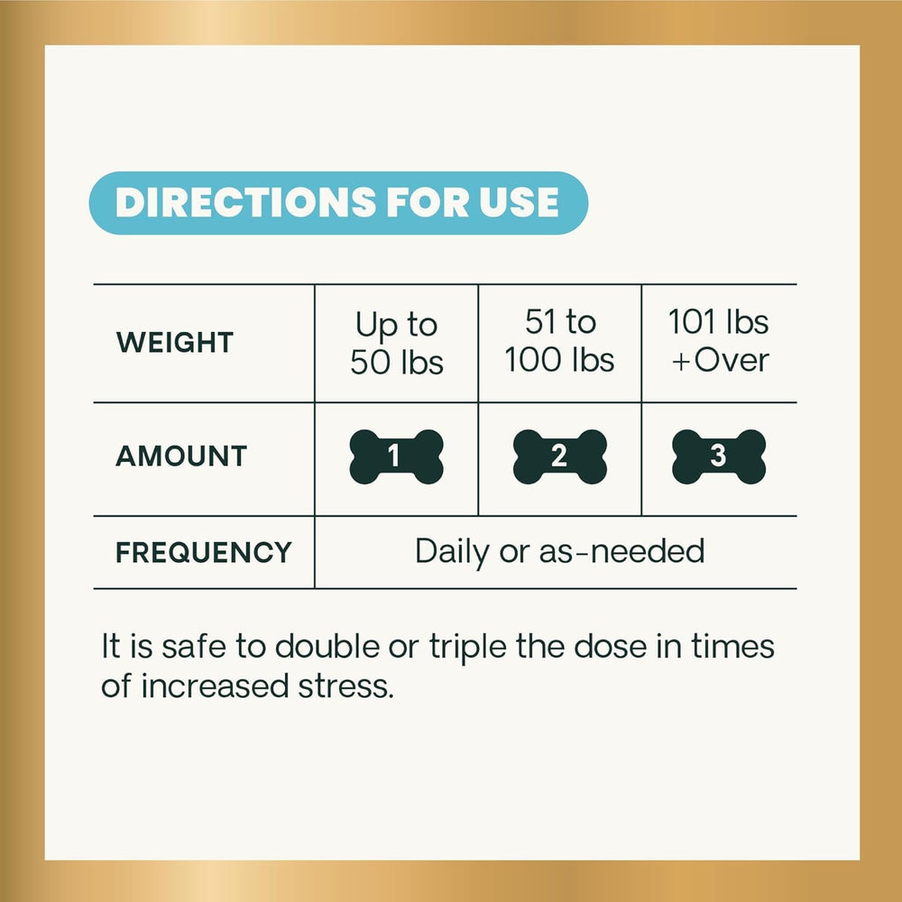 VetriScience Calm & Confident travel packaging for on-the-go stress support.