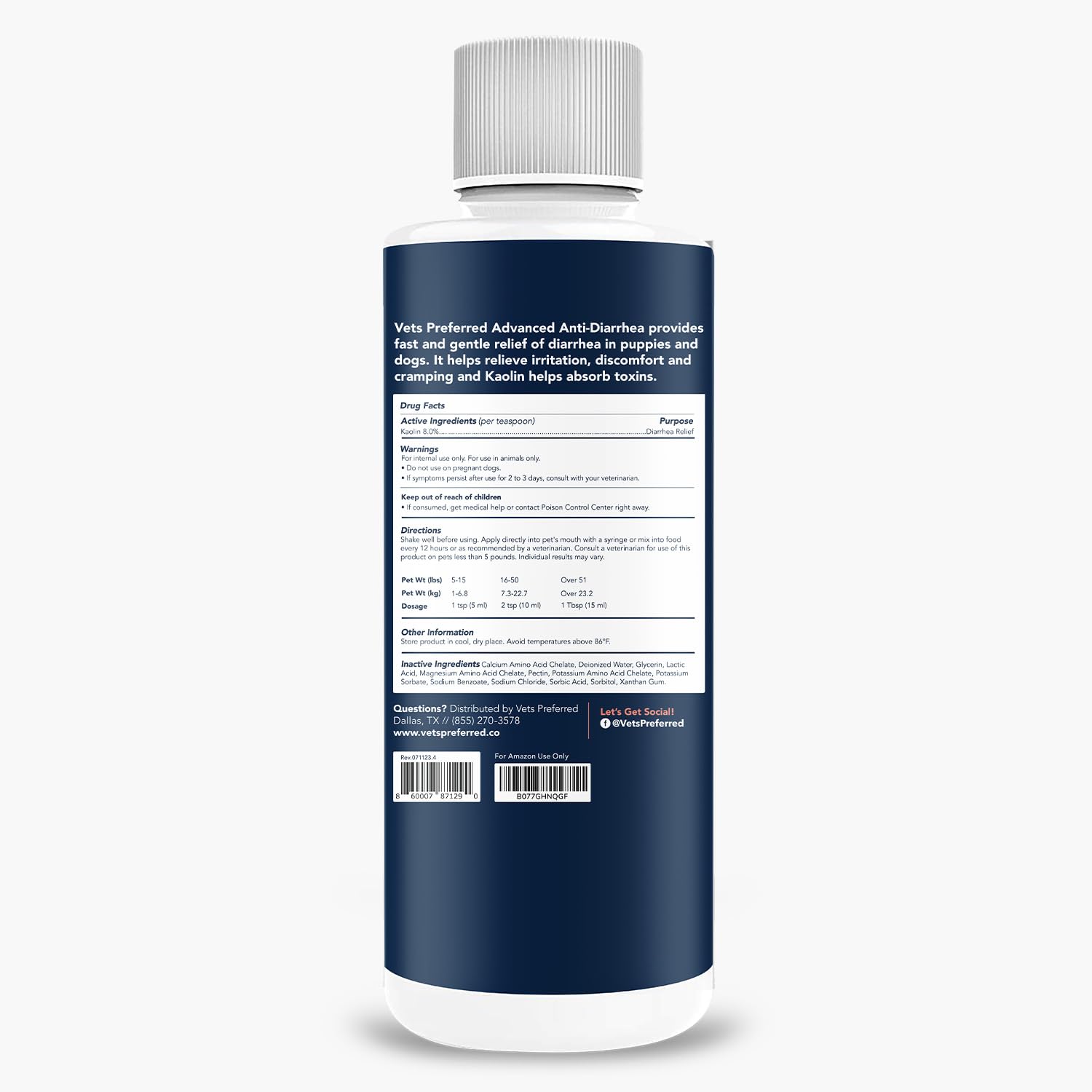Vets Preferred gentle soothing for irritated stomach and cramping.