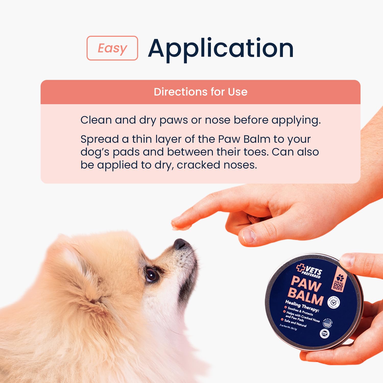 Protection des pattes Vet’s Preferred contre surfaces rudes et chaleur.