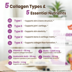 VEV collagen powder dissolves easily in water or tea for quick use