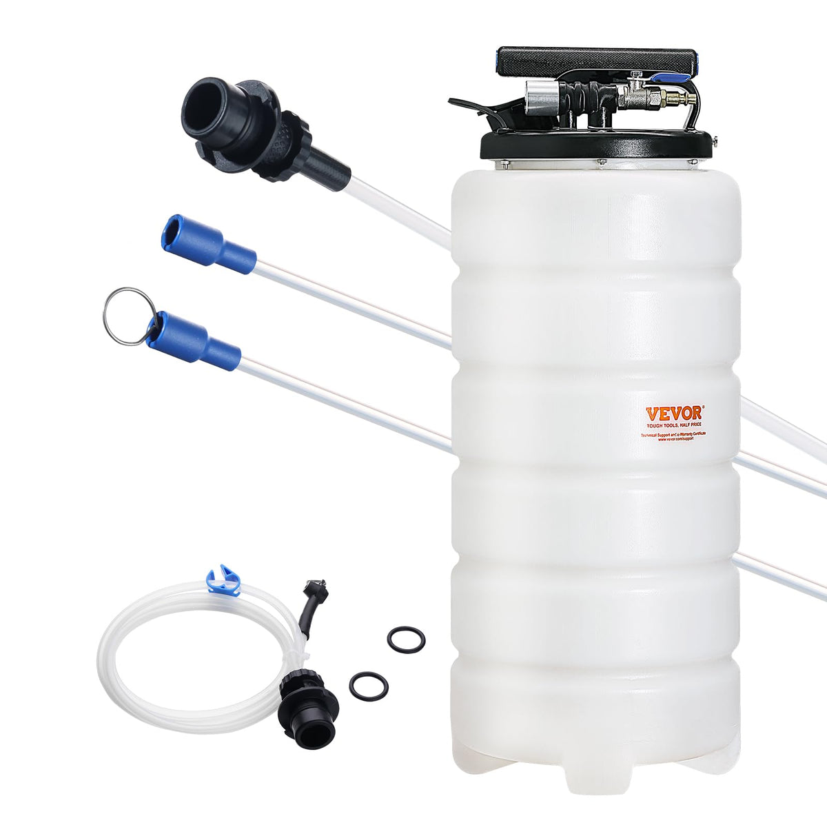 VEVOR 15L fluid extractor tank for fast, spill-free oil changes