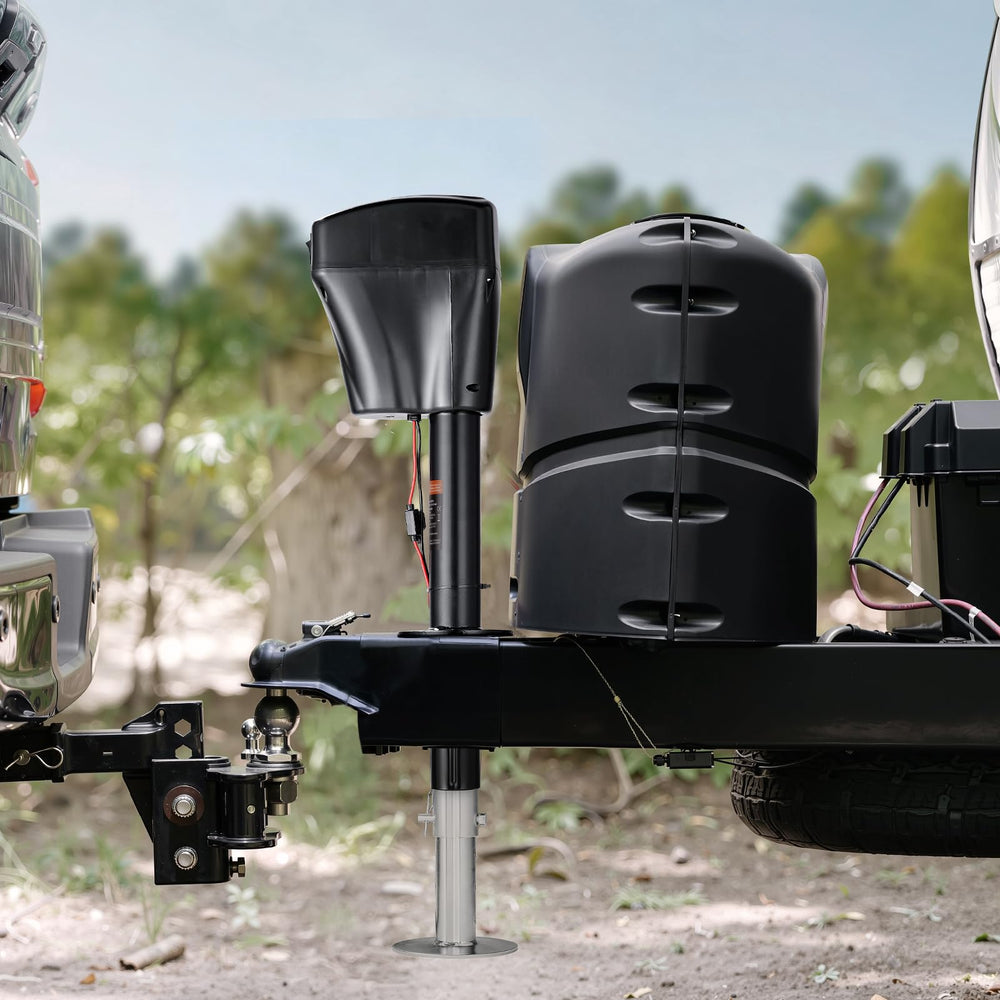 VEVOR lift range shows 10-33.8 inch height adjustment