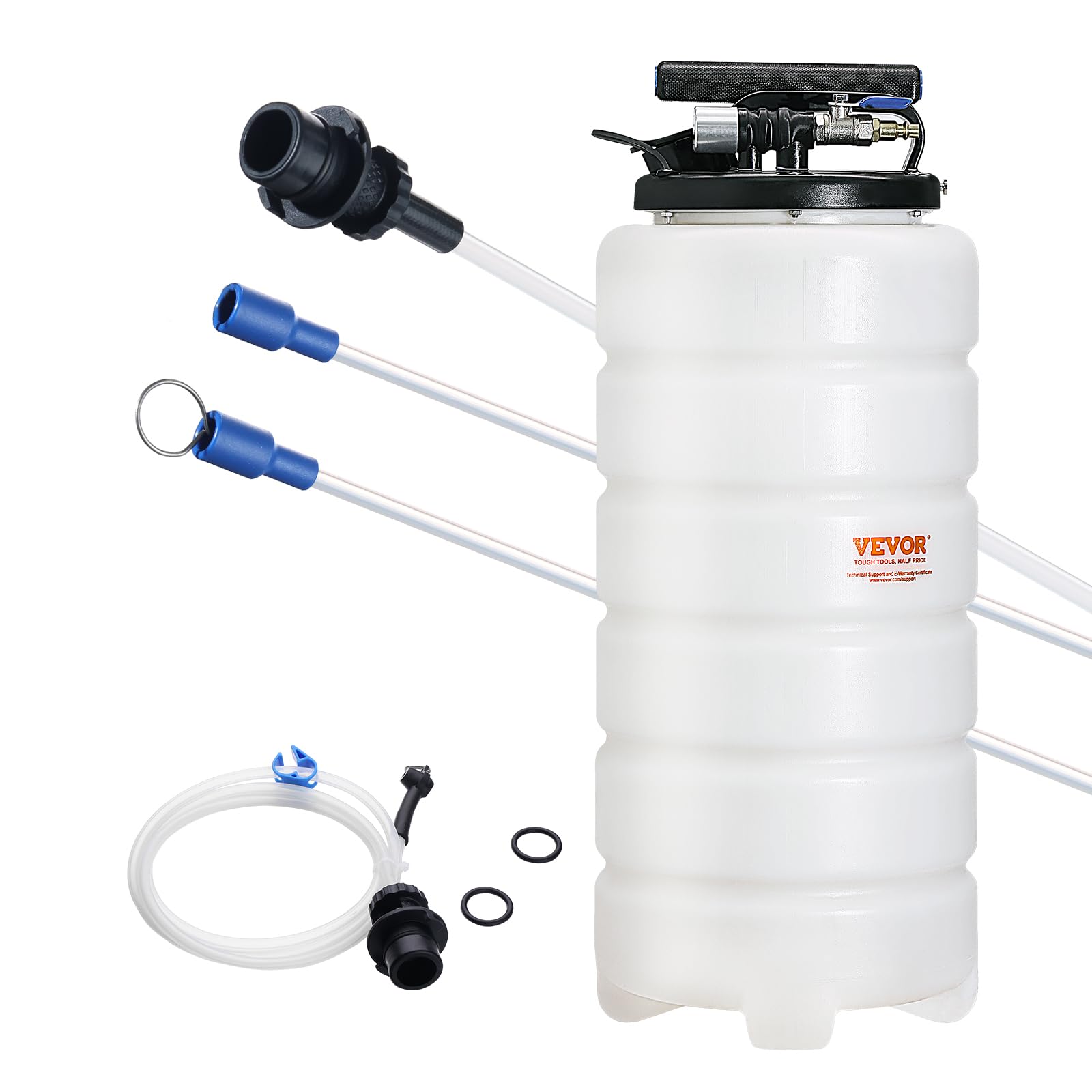 VEVOR fluid extractor in use shows clean, efficient operation