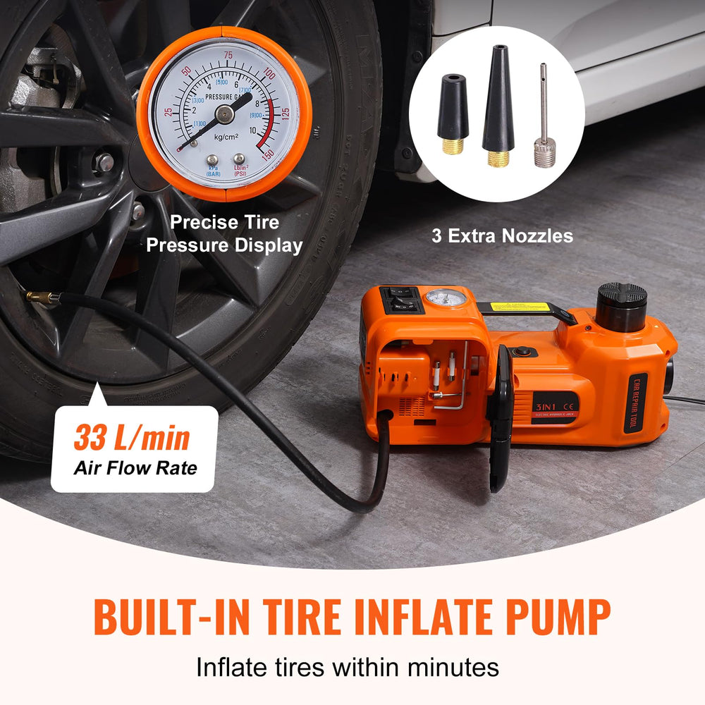 VEVOR tire pressure display aids monitoring while inflating tires