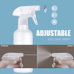 VEXPLO 10oz spray bottle adjustable nozzle for fine mist.