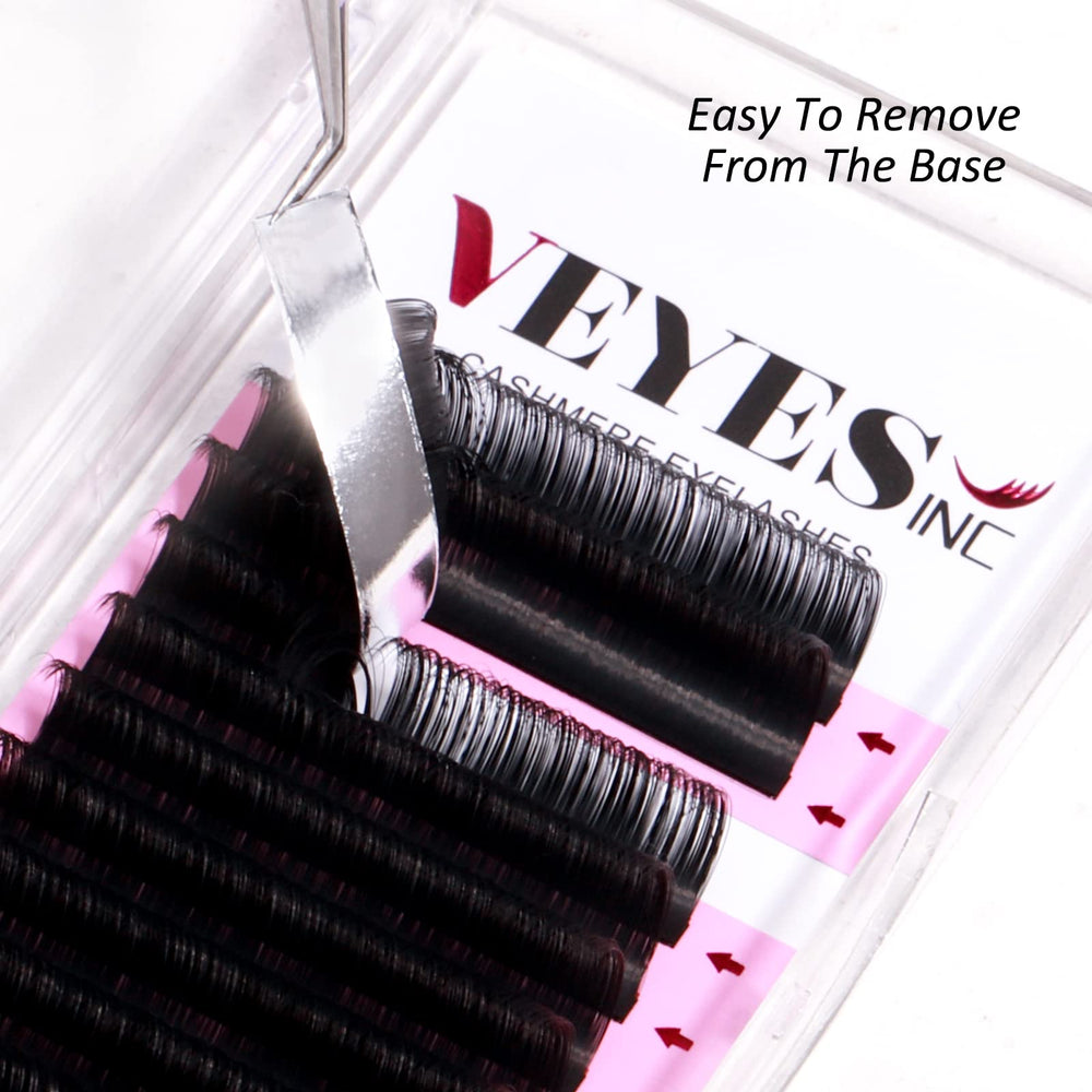 VEYES INC cashmere extensions during application for effortless volume fans.