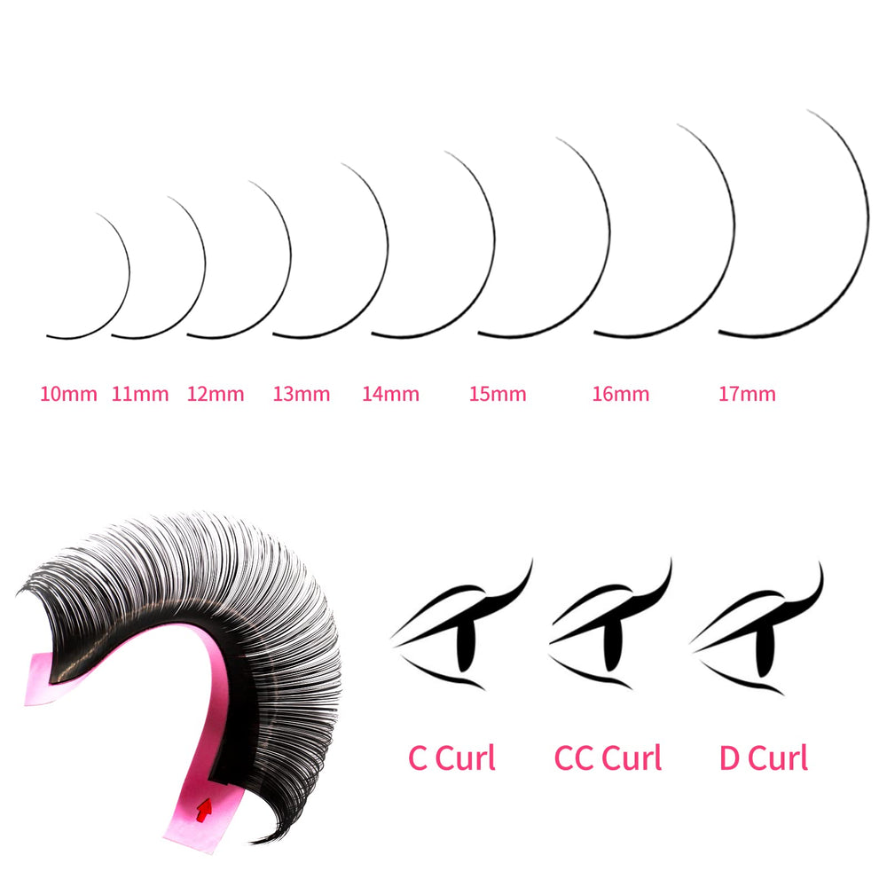 VEYES INC cashmere lash extensions matte black result looks natural.