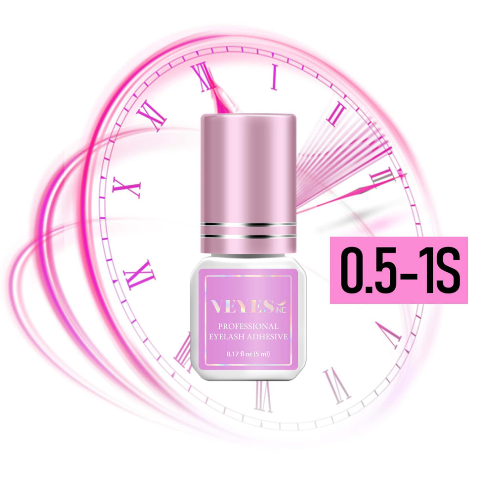 VEYES INC black adhesive for seamless lash blends and durable hold.