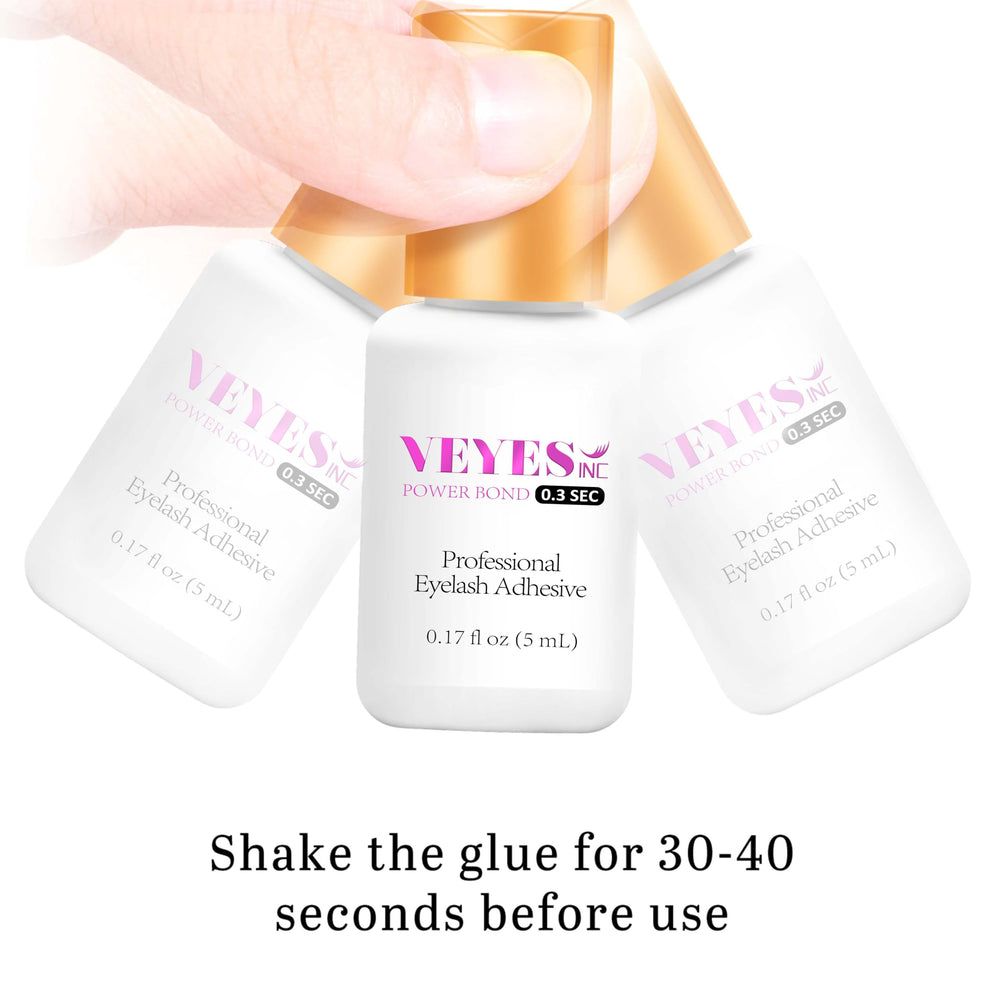 VEYES INC lash glue black finish enhances the lash line