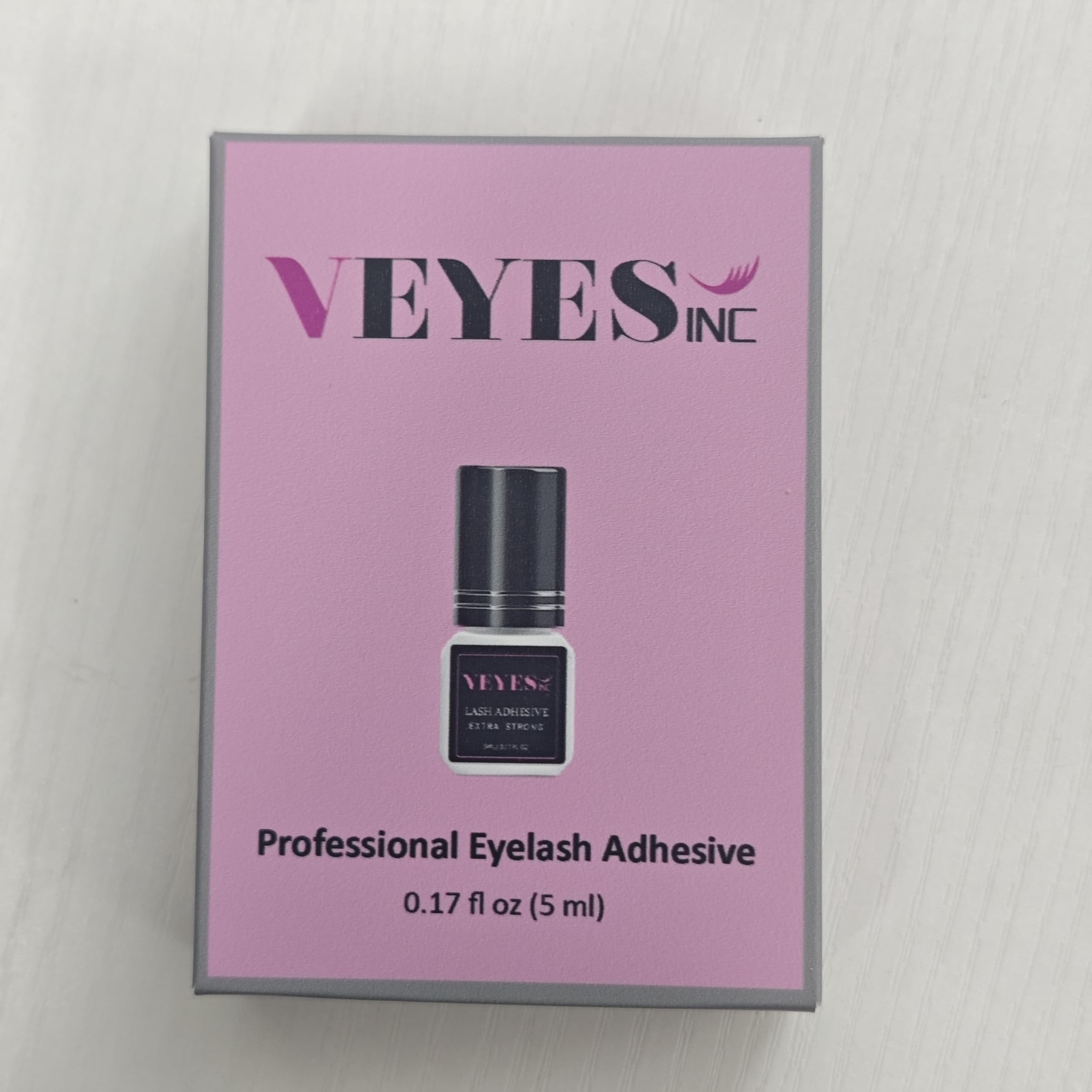 VEYES INC formaldehyde-free seal on bottle indicates safer salon-grade materials.