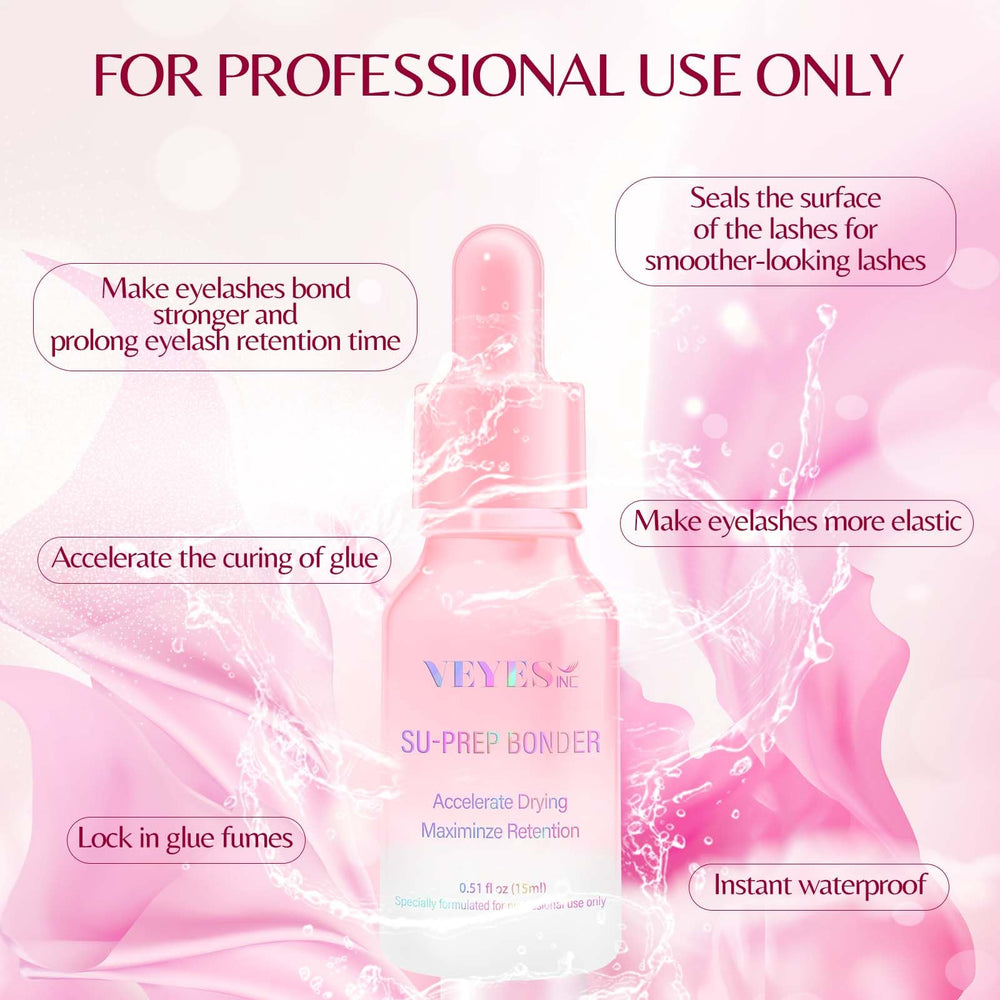 VEYES INC Super Lash Bonder applicator closeup demonstrates precise application.