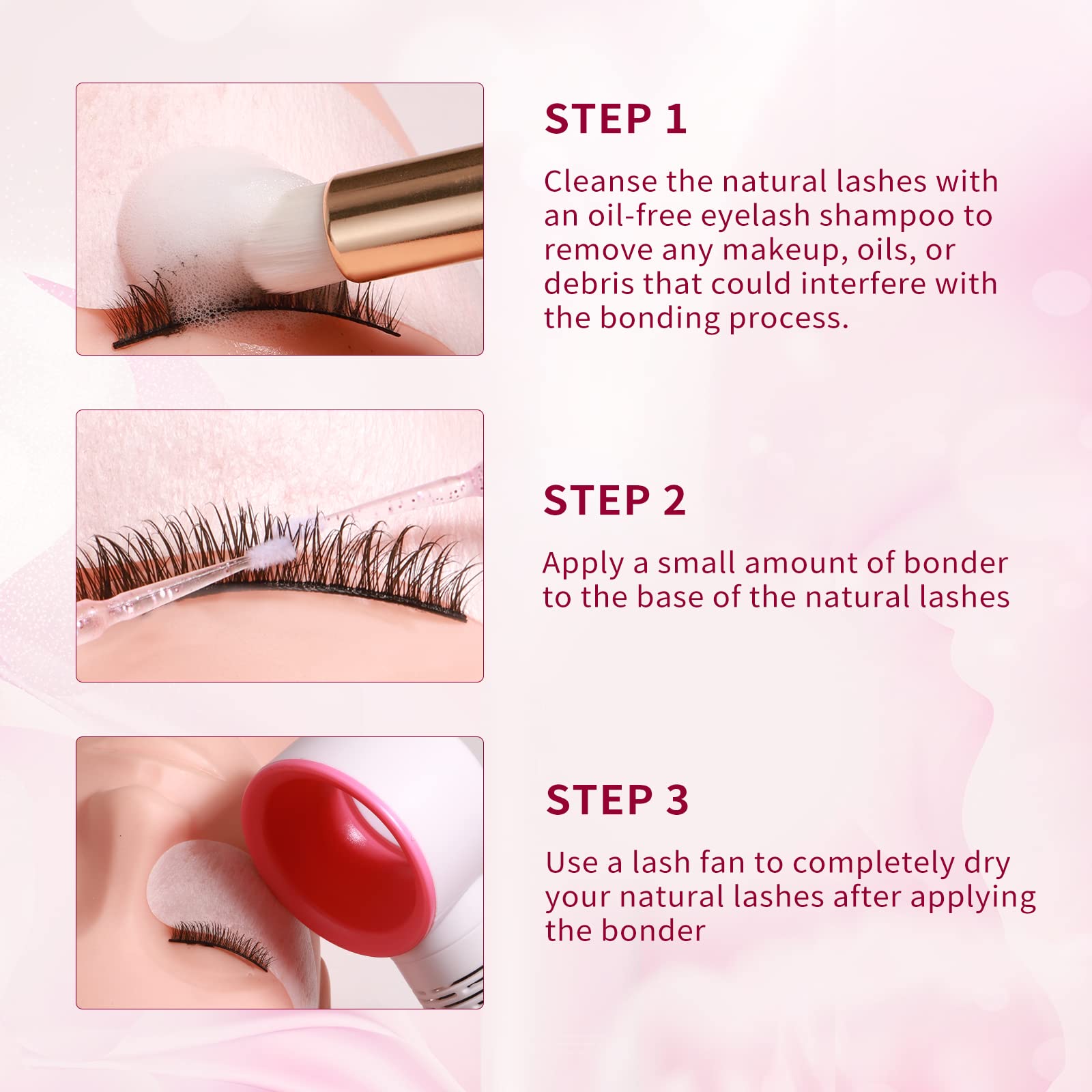 VEYES INC Super Lash Bonder waterproof formula supports longer lash retention.