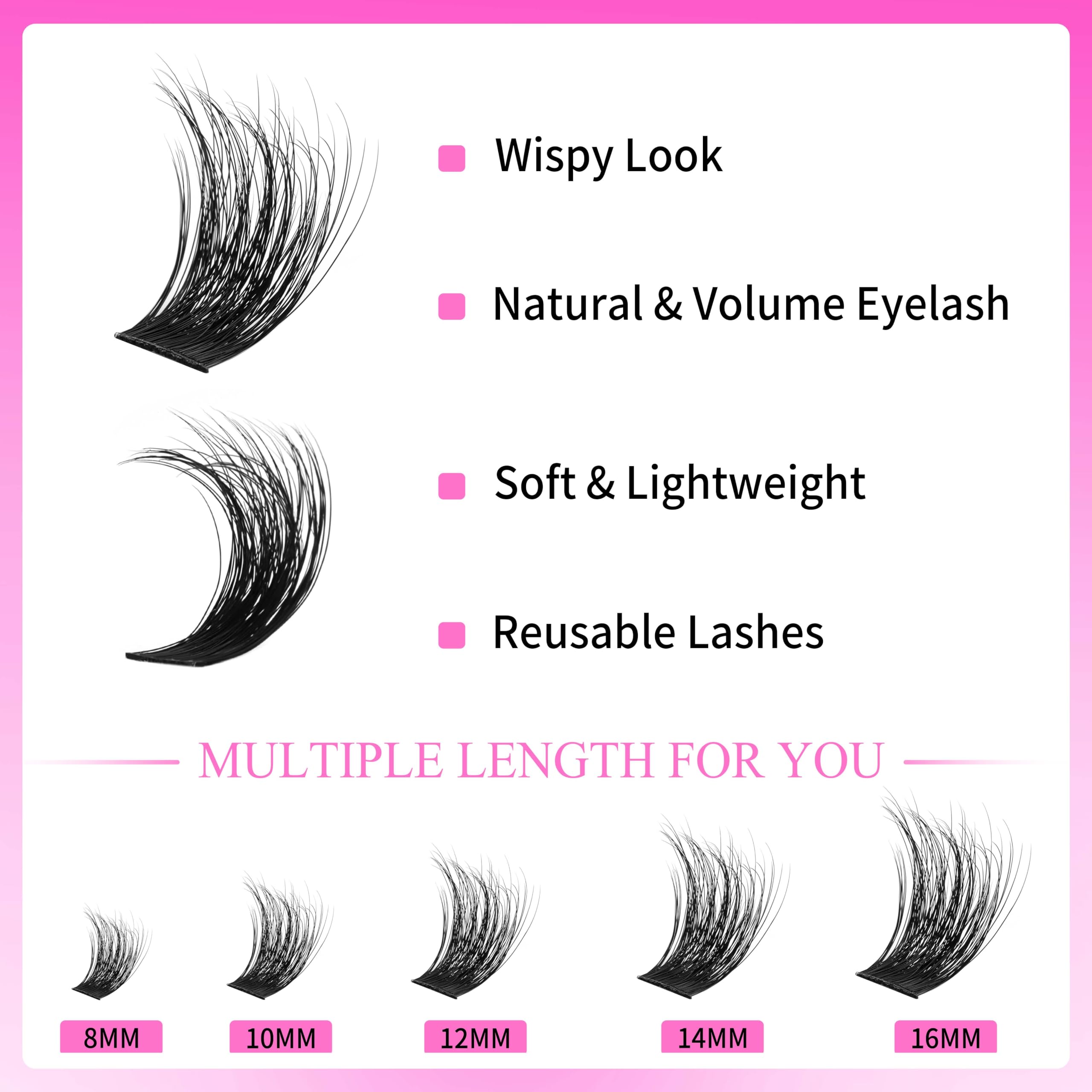 VEYESBEAUTY Bond Seal Remover included for secure, easy removal.