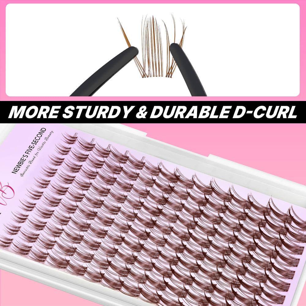 VEYESBEAUTY diy self-application lashes enable versatile styles