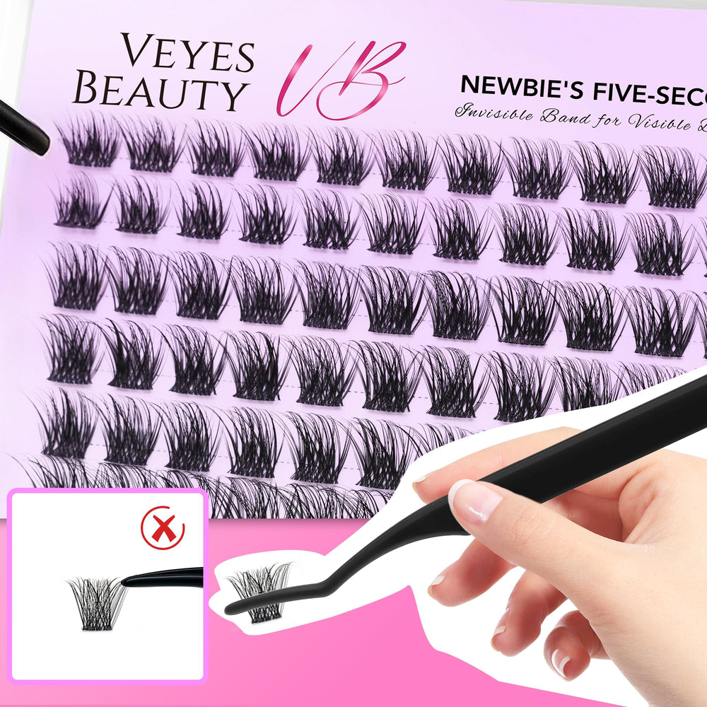 VEYESBEAUTY fluffy extensions designed for longer wear and holiday looks.