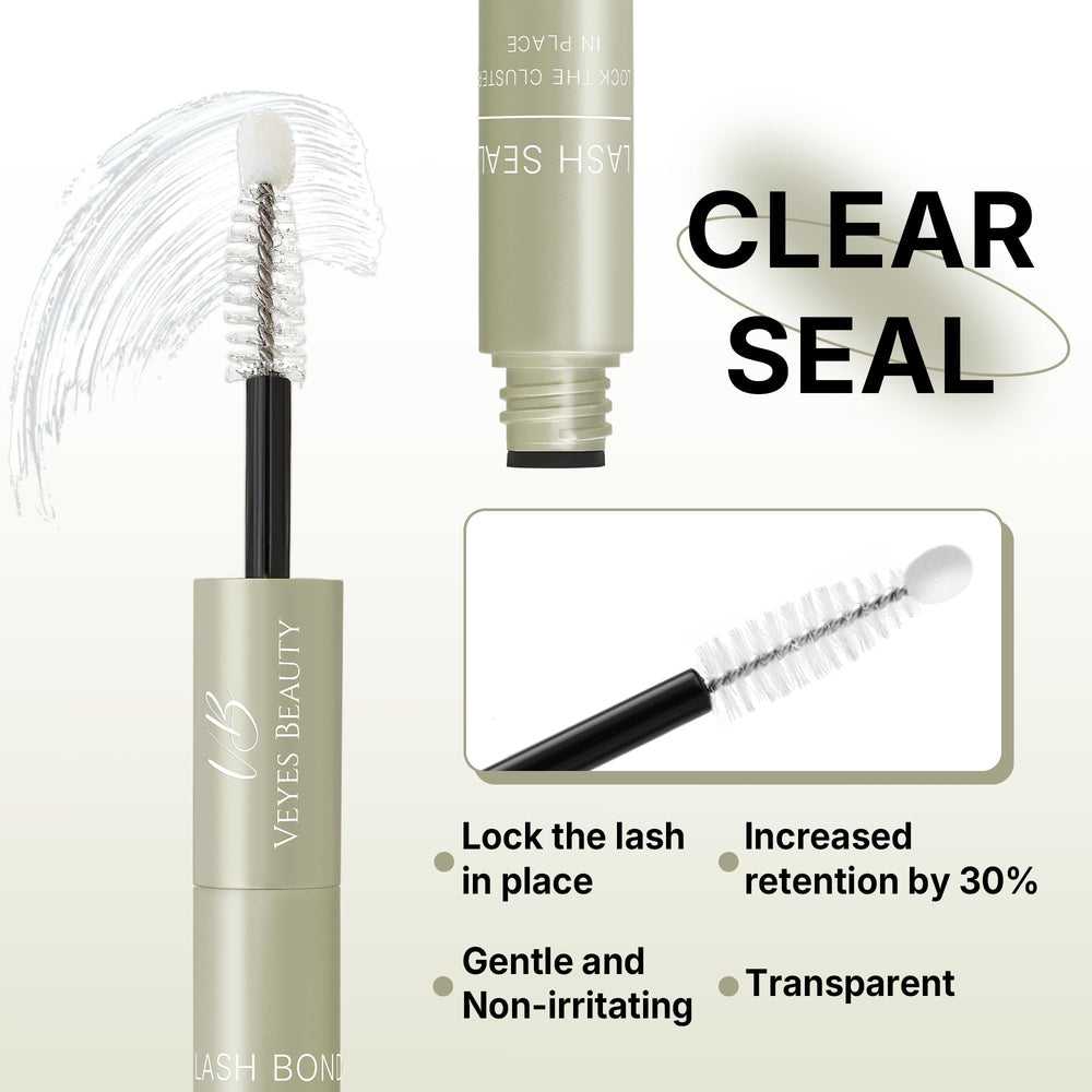 VEYESBEAUTY long-lasting finish supports cluster lash durability