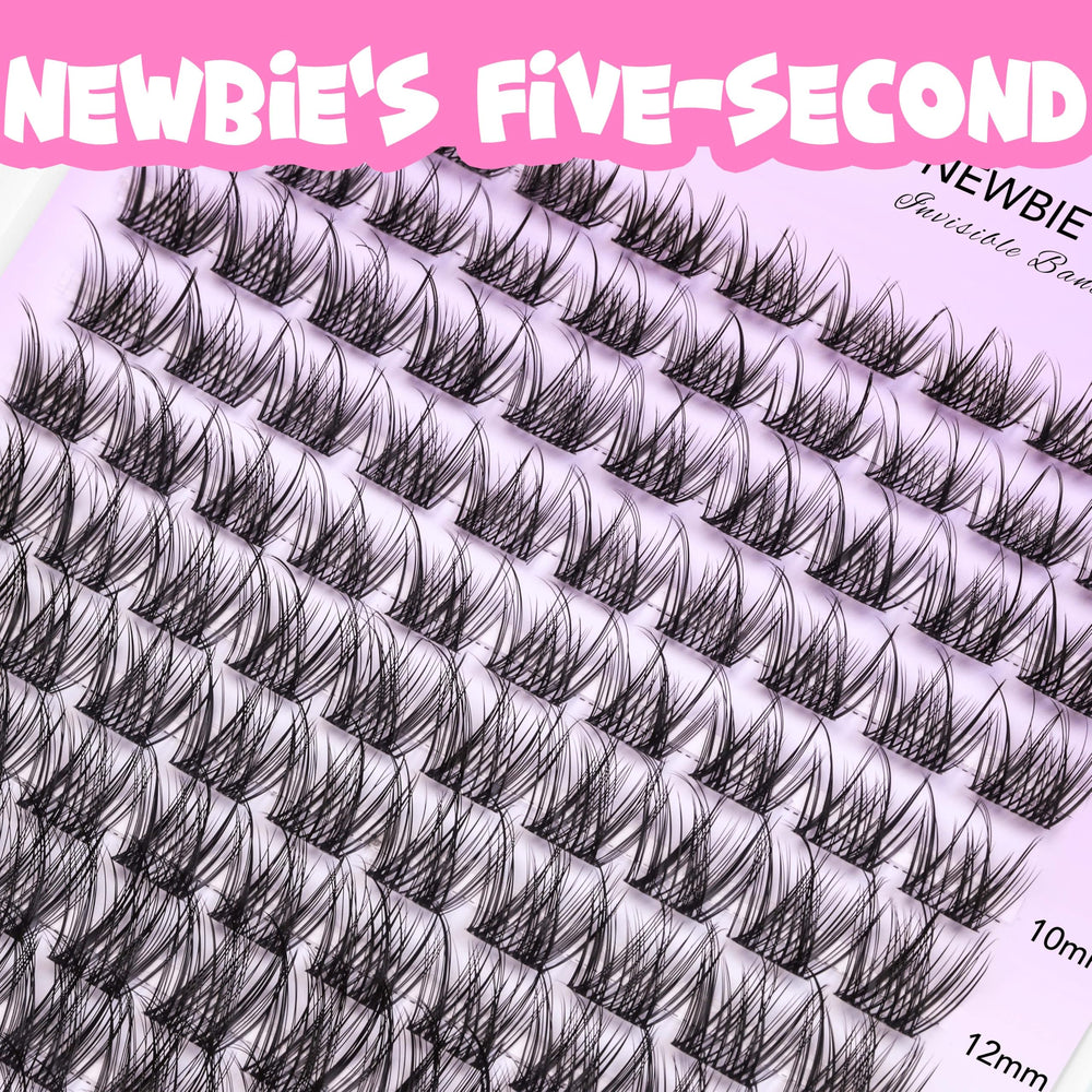 VEYESBEAUTY Lash Clusters Kit lash tray with multiple clusters for fast sets.