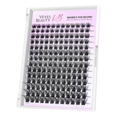 VEYESBEAUTY Siren cluster lashes in 8–16 mm for versatile volume.