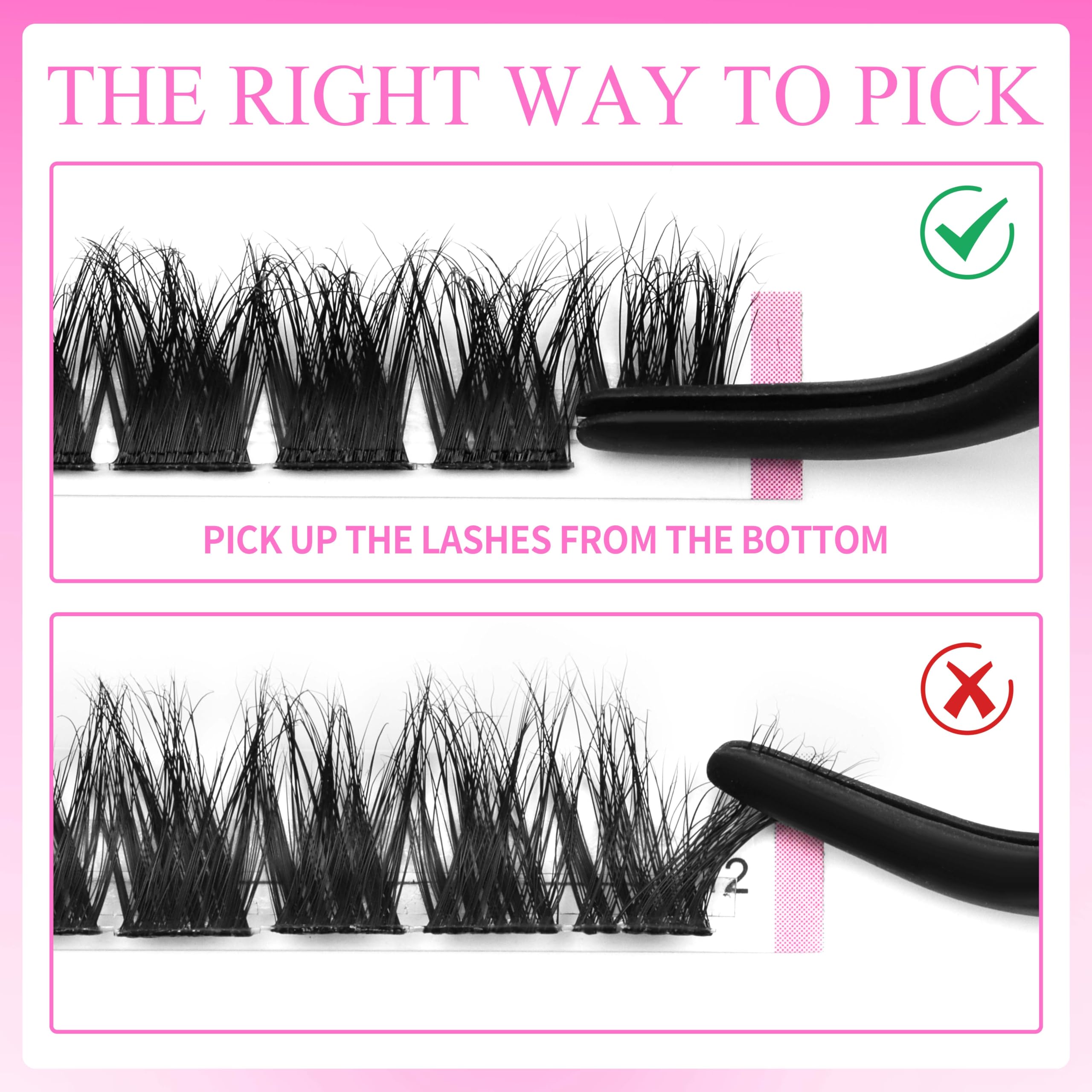 VEYESBEAUTY Soft PBT faux mink lashes are lightweight and comfortable.