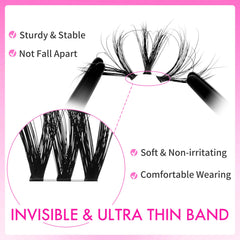 VEYESBEAUTY soft PBT fibers provide comfortable wear.