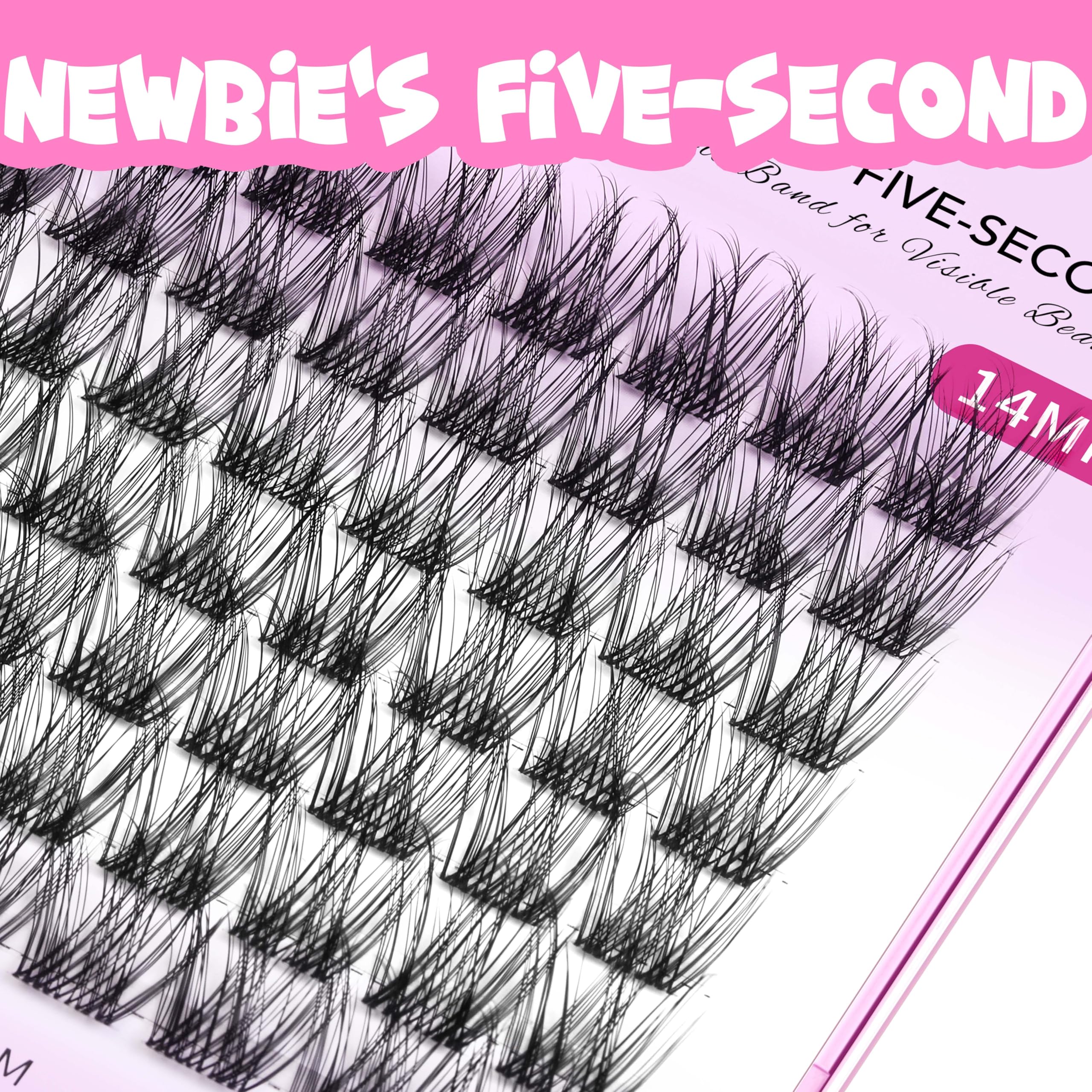 VEYESBEAUTY soft thin-band lashes feel comfortable for all-day wear.