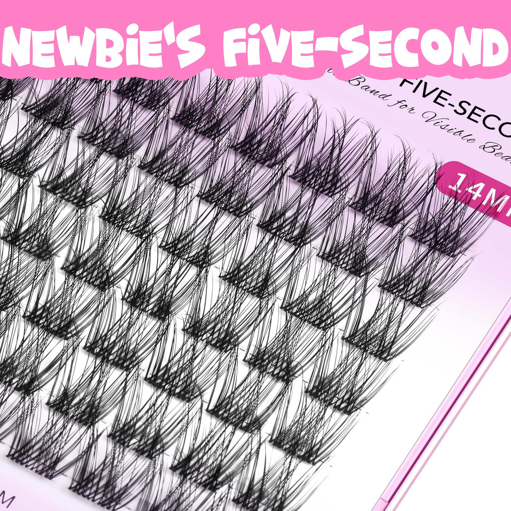 VEYESBEAUTY soft thin-band lashes feel comfortable for all-day wear.