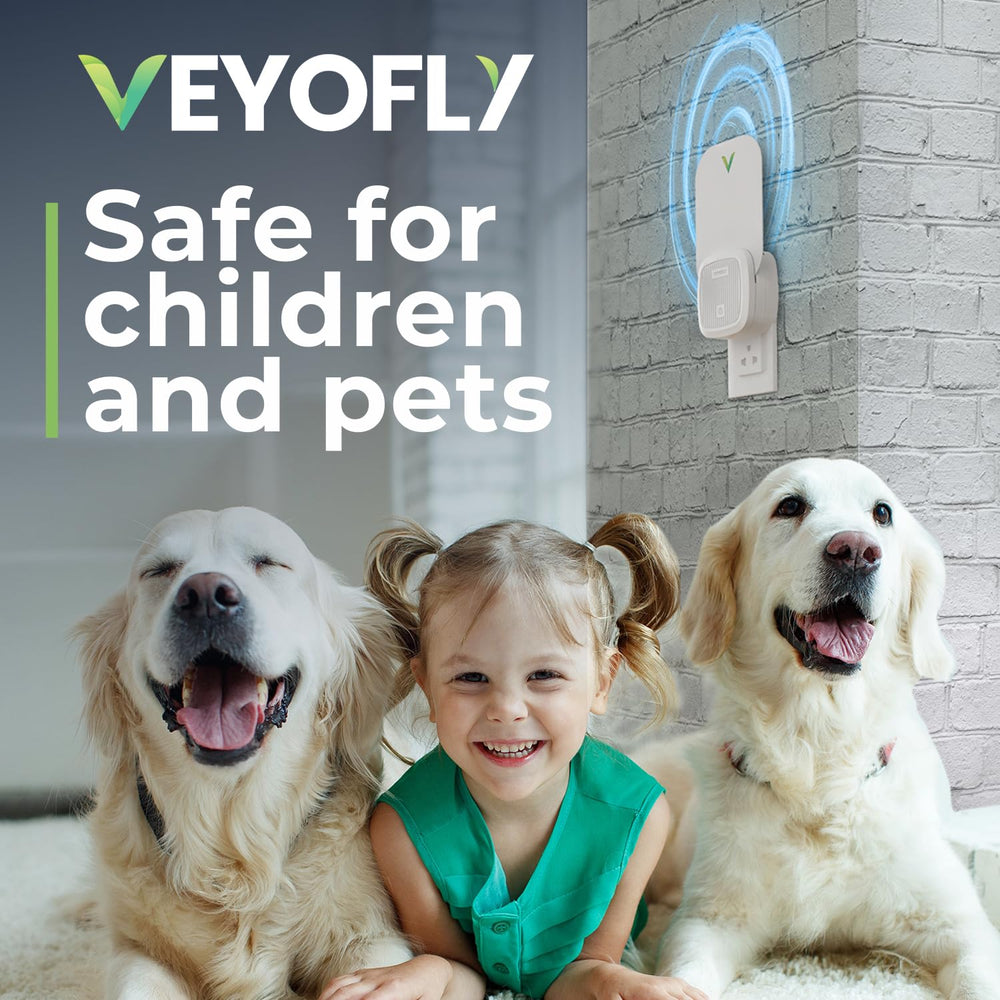 VEYOFLY compact device fits on shelves in bedroom or kitchen