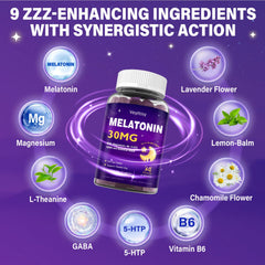 Ingredients label on Veyttisy gummies emphasizes magnesium and B6