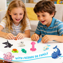 VGBEP narwhal figurine adds whimsy to shelves and stress relief.