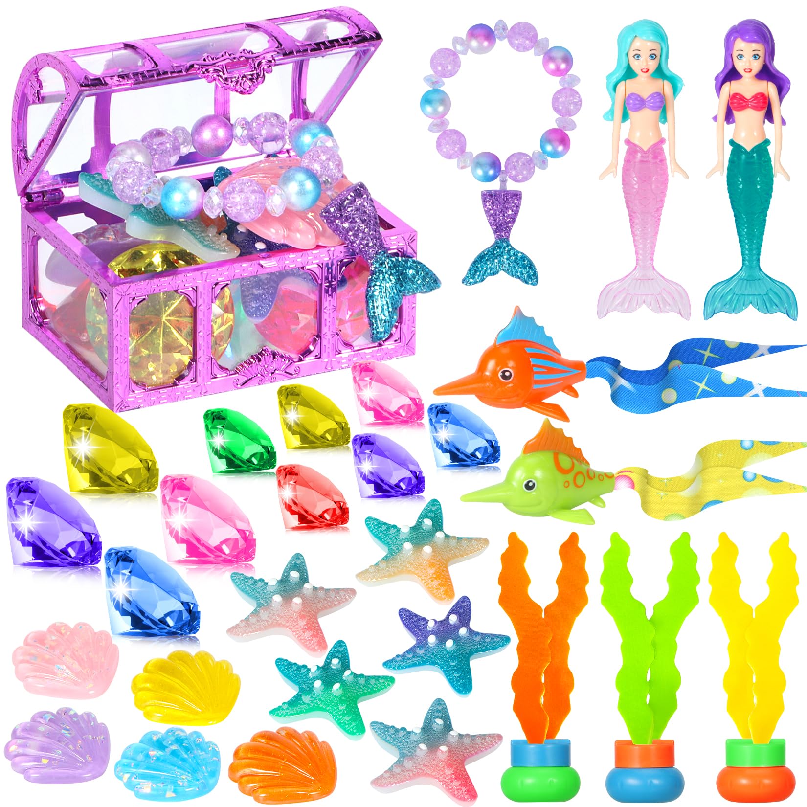 VGOFUN diving gems large, ideal for pool treasure hunts and easy retrieval