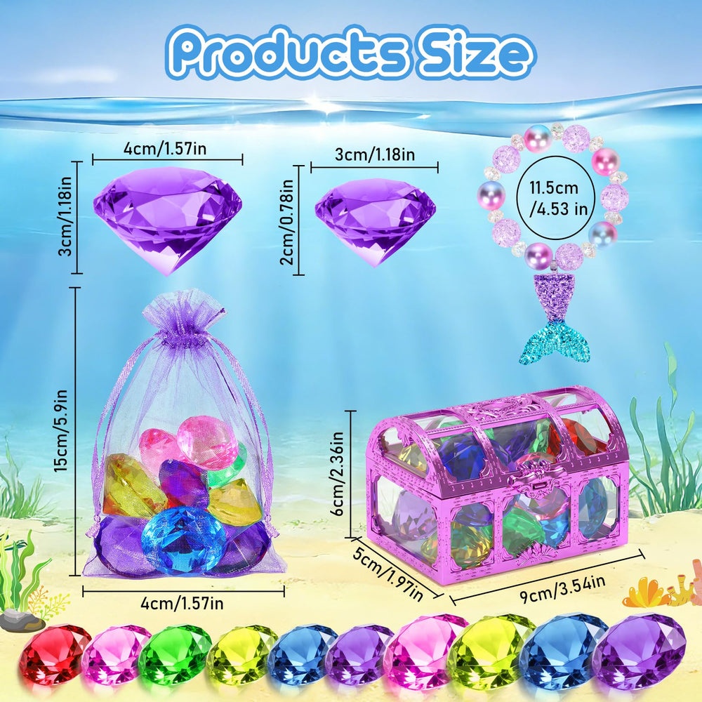 VGOFUN large red diving gem enhances color-rich pool scavenger games