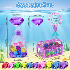 VGOFUN large red diving gem enhances color-rich pool scavenger games
