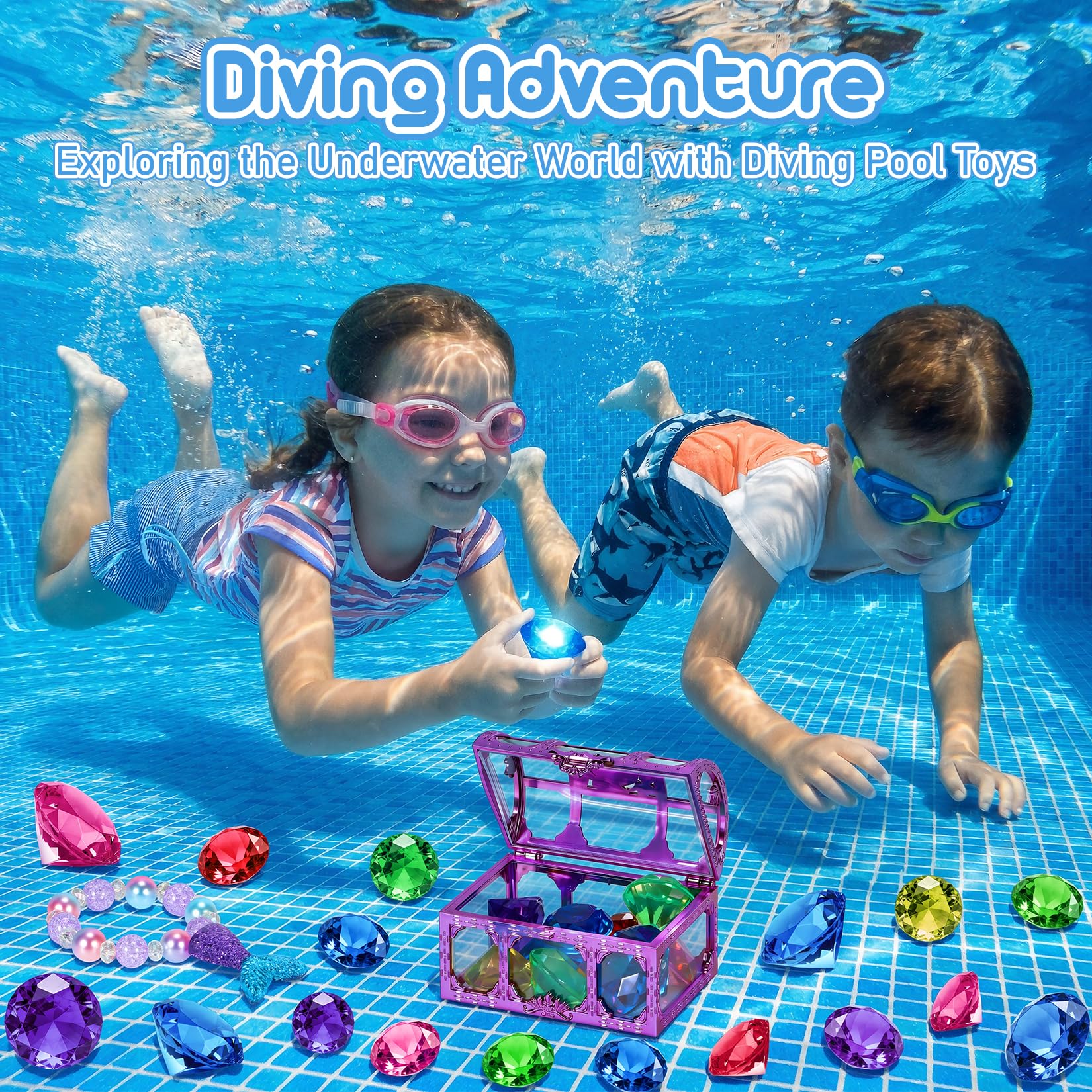 VGOFUN large yellow diving gem ideal for quick dives and rewards