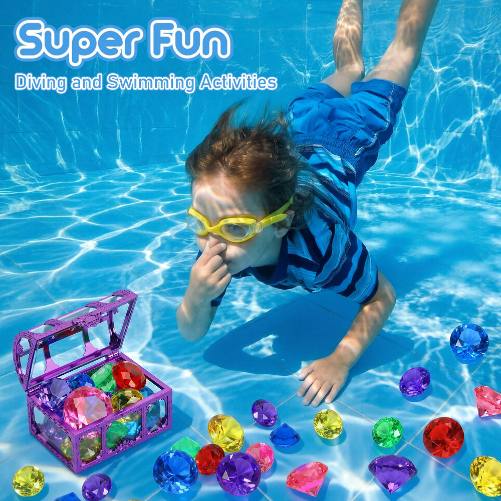 VGOFUN medium pink diving gem makes kids' color-spotting games