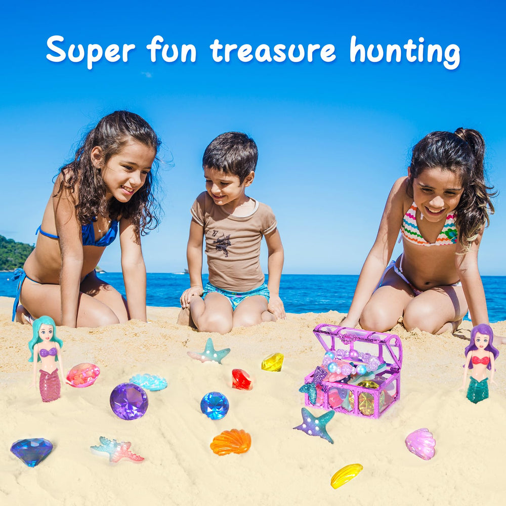VGOFUN pirate treasure chest, a colorful centerpiece for underwater adventures
