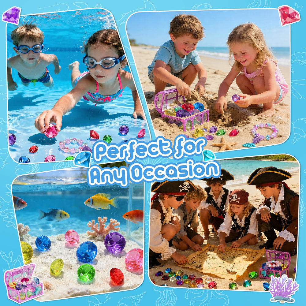 VGOFUN purple pirate treasure chest captures imagination during pool adventures