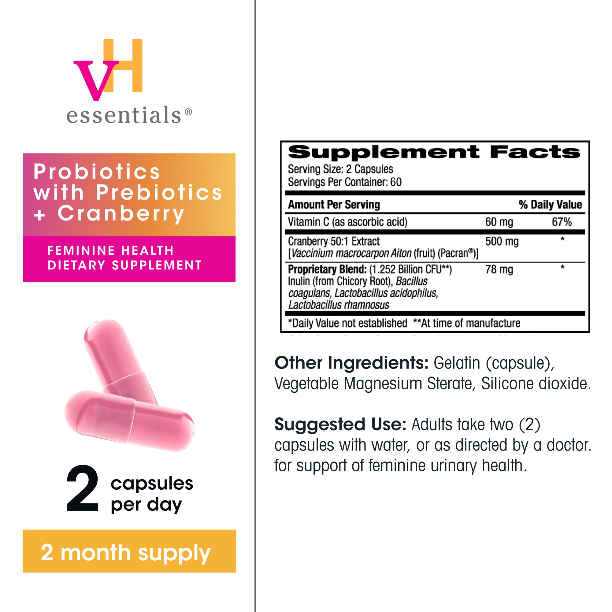 vh essentials capsules close-up show easy daily use