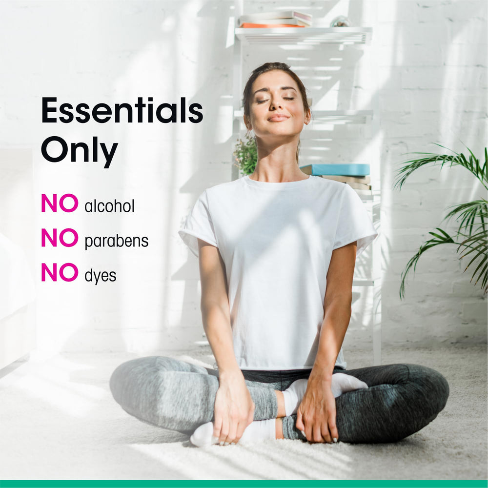 vh essentials fragrance-free packaging communicates gentle care.
