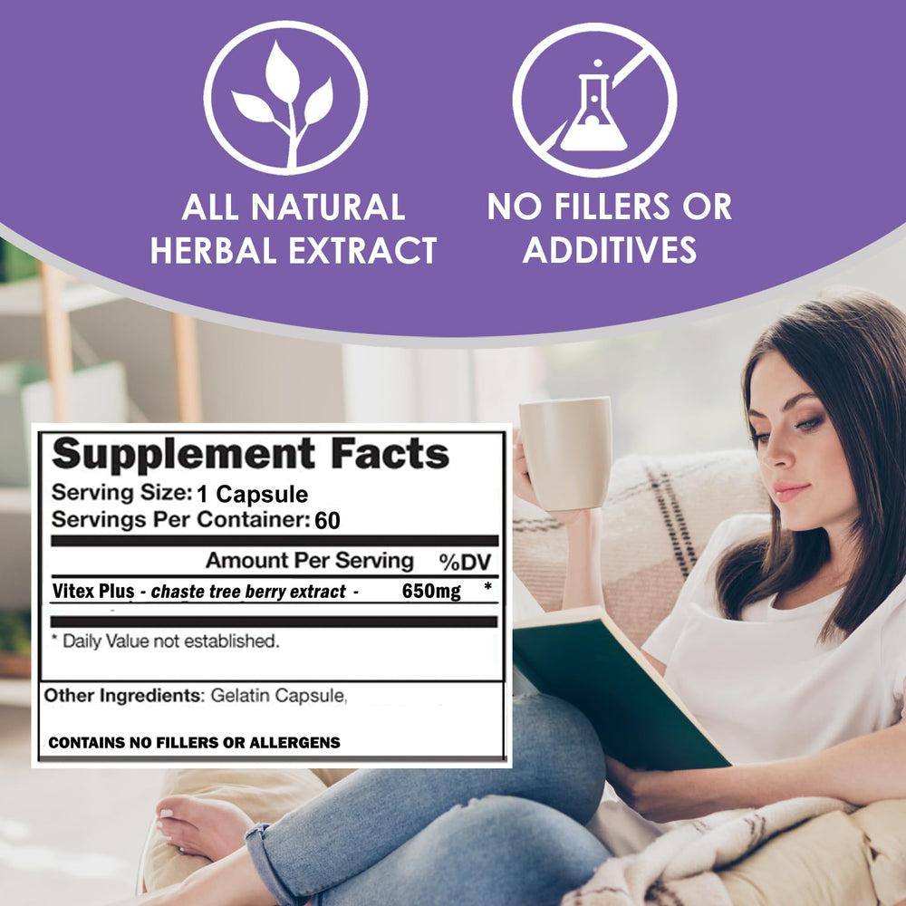 VH Nutrition VITEX+ daily-use scene emphasizes easy routine integration