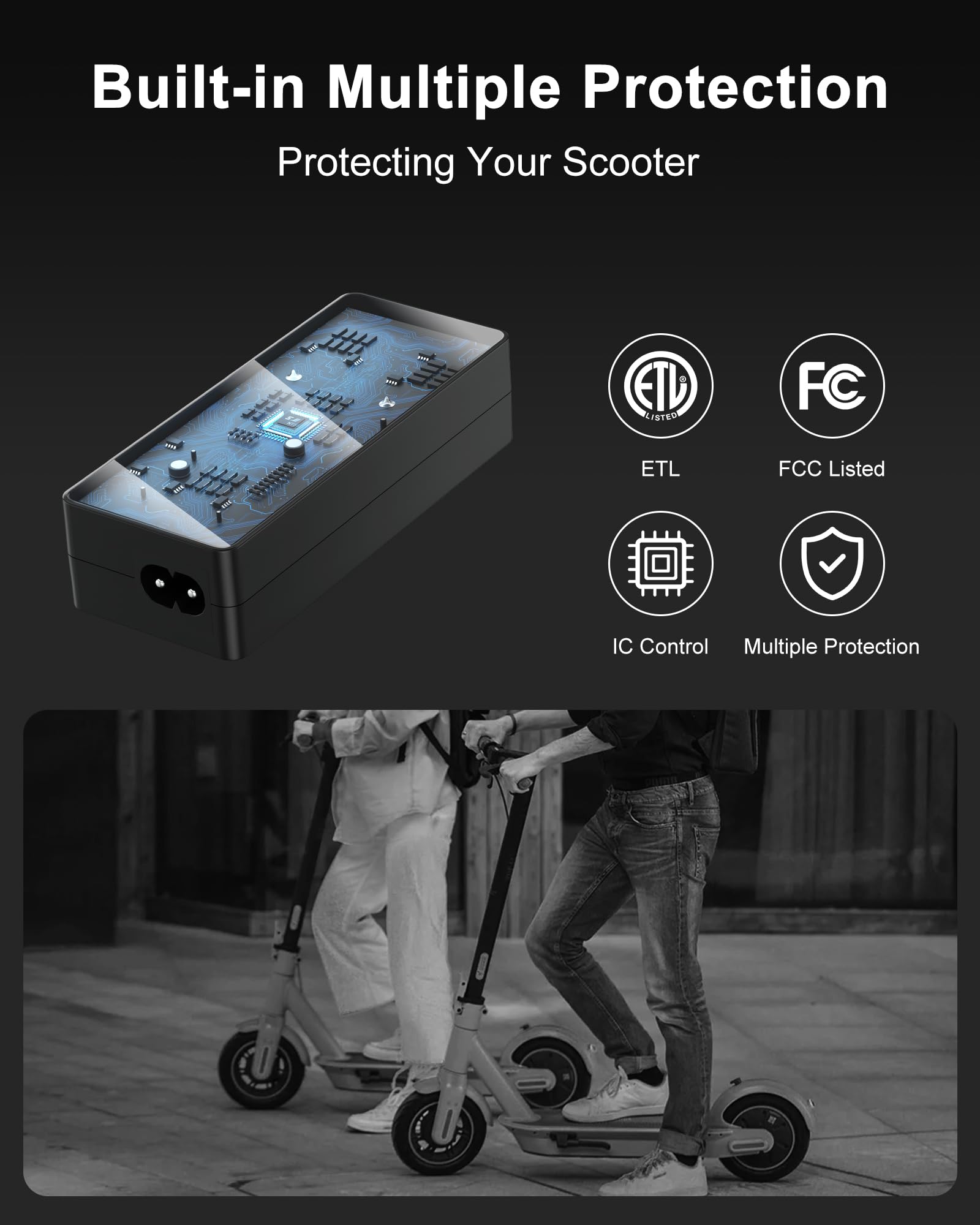 Packaging box shows authentic product and post-purchase support options