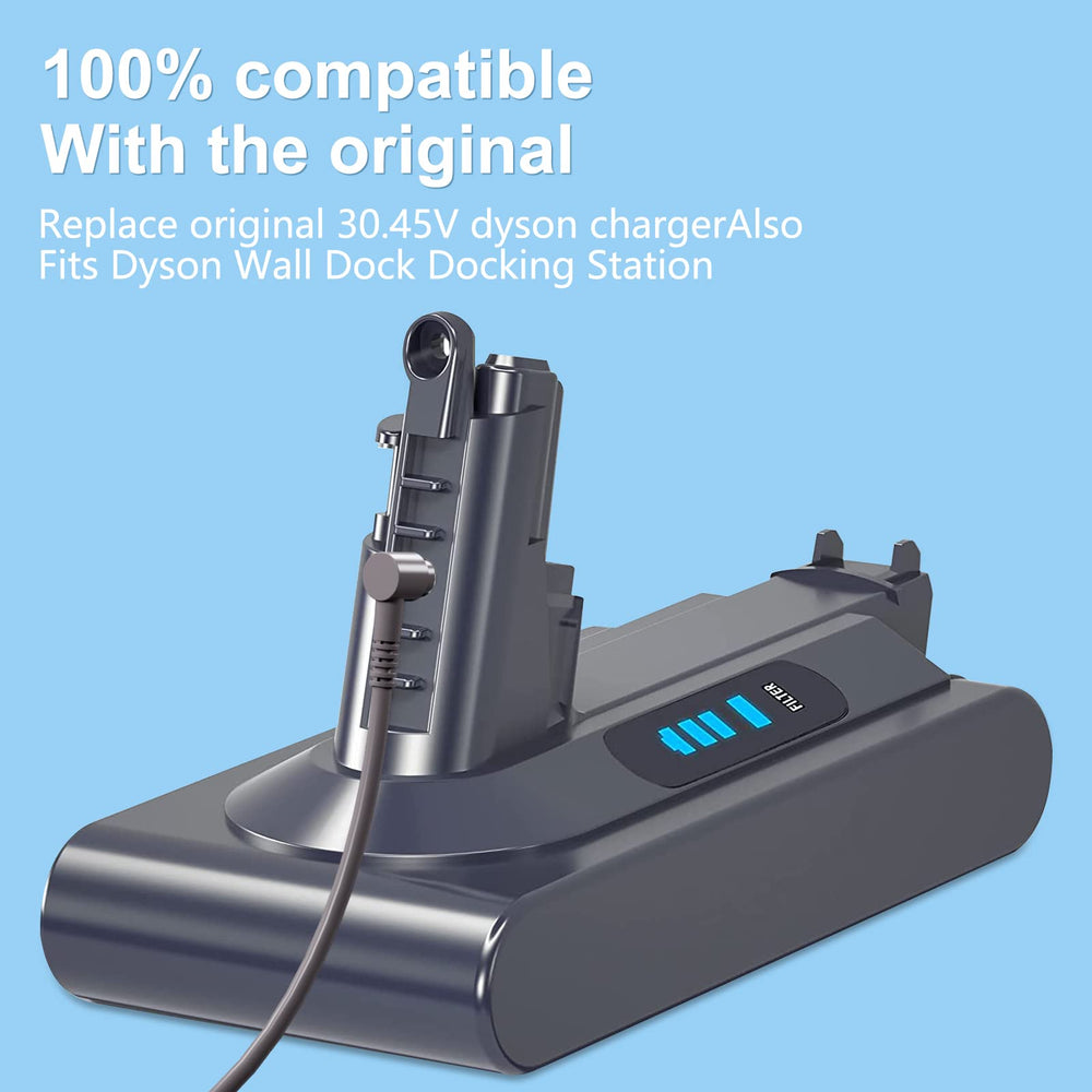 vhbw Dyson charger packaging showcasing included accessories