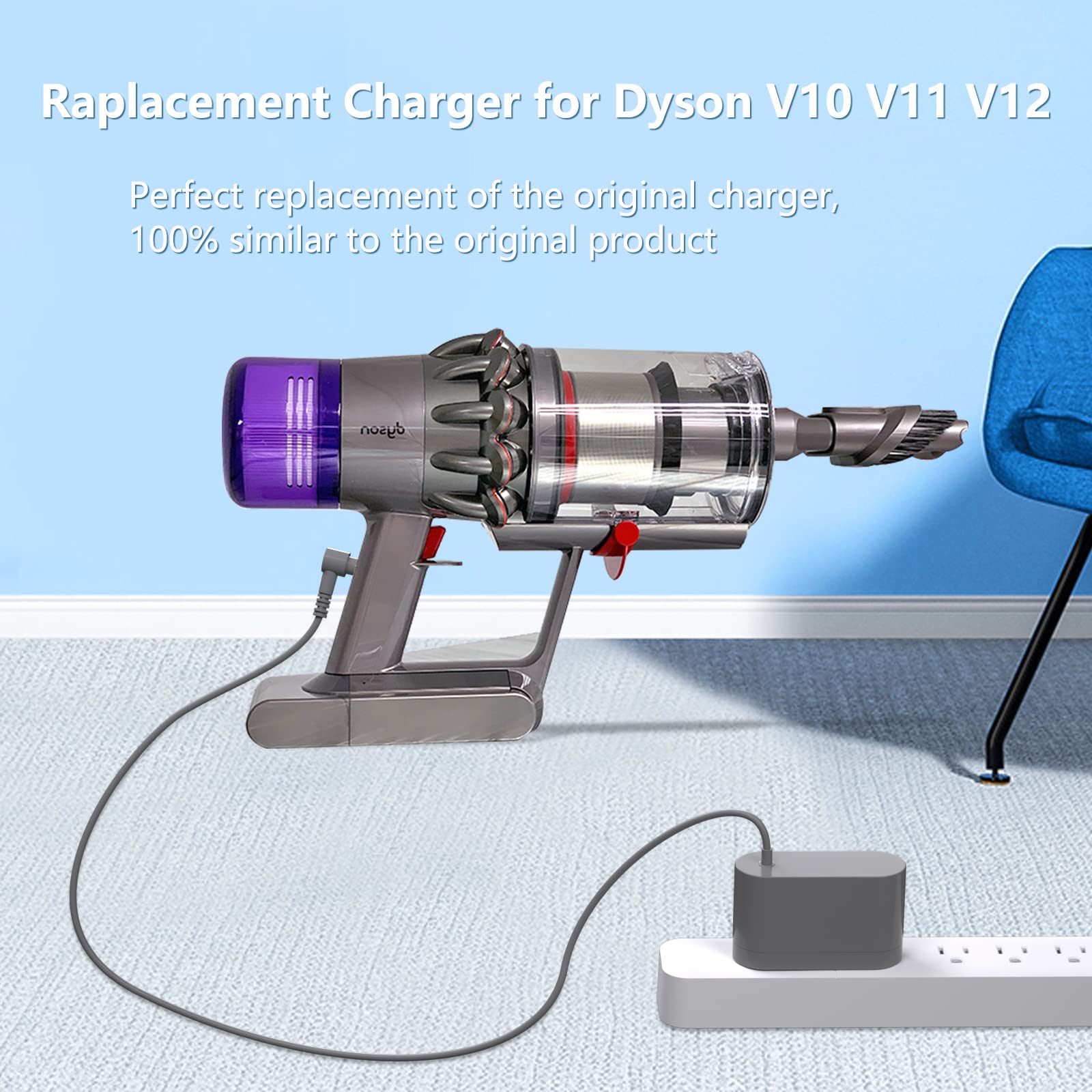 vhbw Dyson charger safety labels show ETL CE RoHS certification