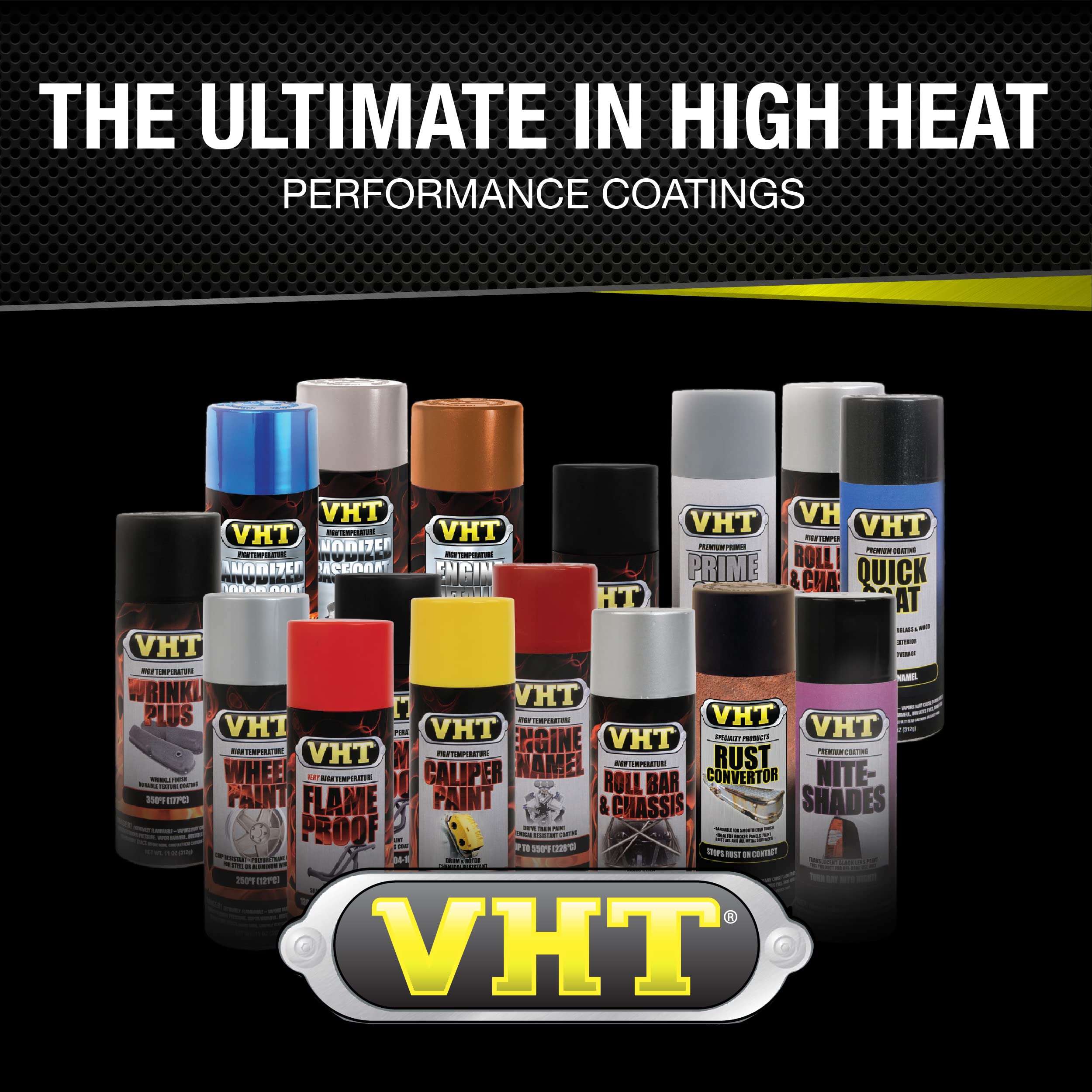 VHT FlameProof curing process creates an even, solid finish after application