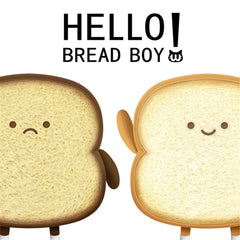VHYHCY toast bread pillow slice emotion happy for comforting nap time and play.