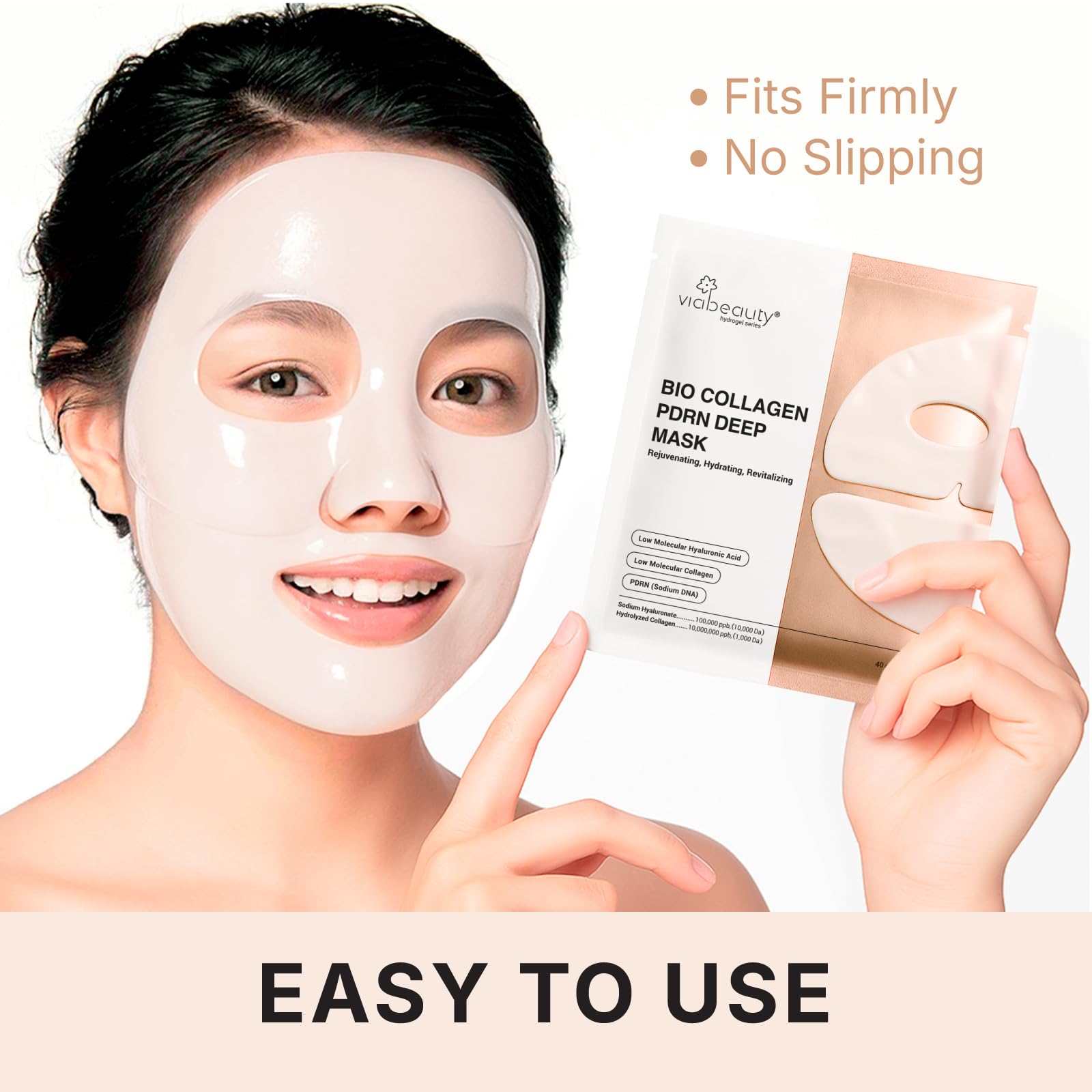VIABEAUTY Bio Collagen Mask for easy home spa pampering
