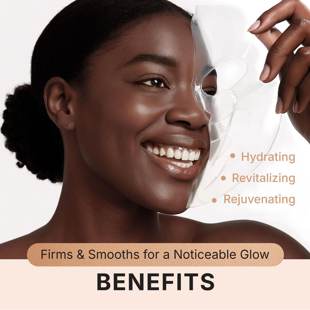 VIABEAUTY hydrogel mask sheets for even hydration