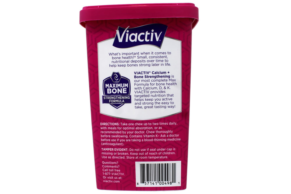Viactiv Max 2-pack packaging highlighting a long lasting routine