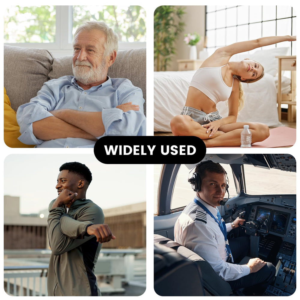 Vibeat oximeter in use with finger clip features instant start.