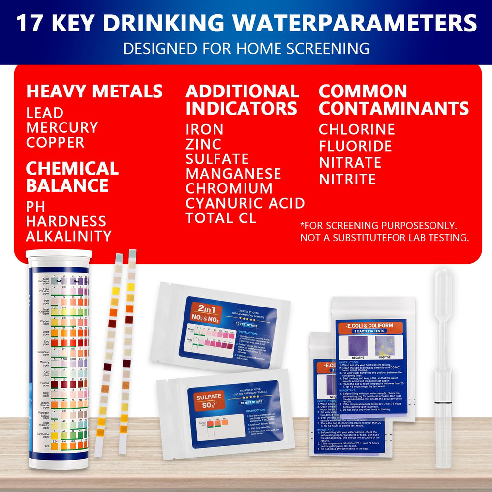VibeEsece tap water testing results for everyday use.